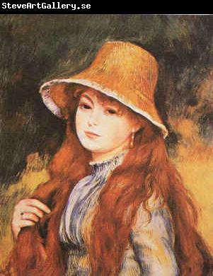 Pierre Renoir Girl and Golden Hat